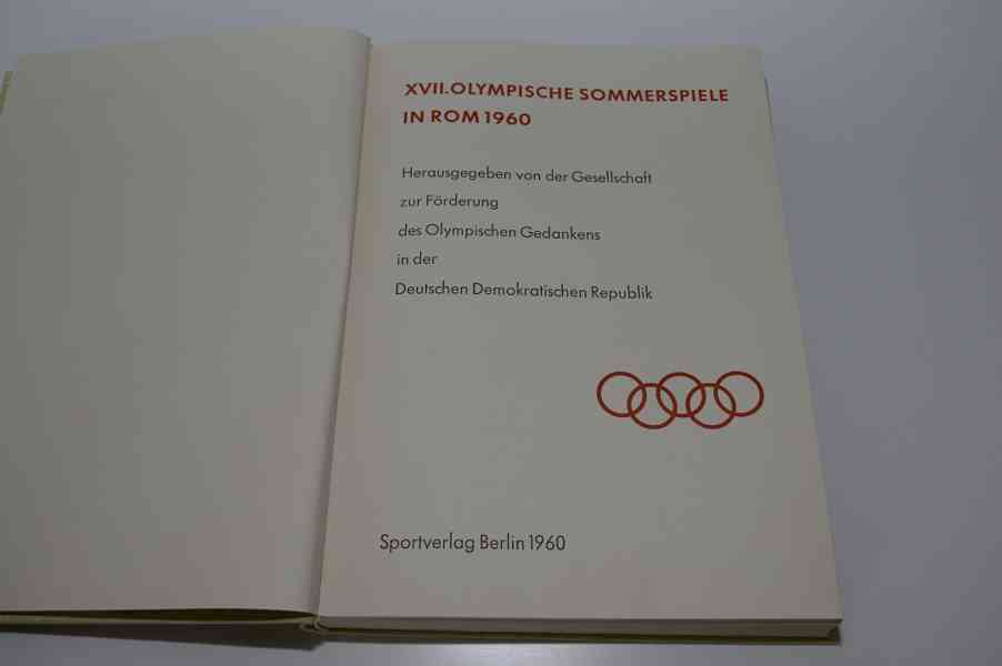 Kniha Letní Olympiáda 1960 Řím - foto 2