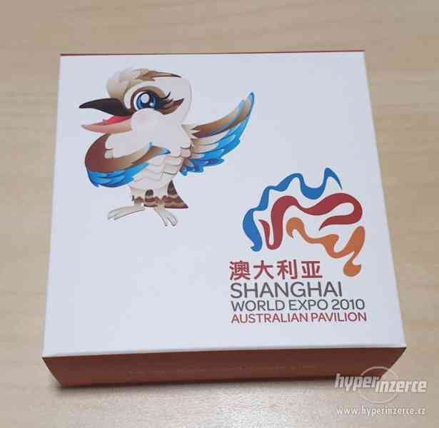1 Oz Silber Kookaburra Shanghai World Expo 2010 - foto 3