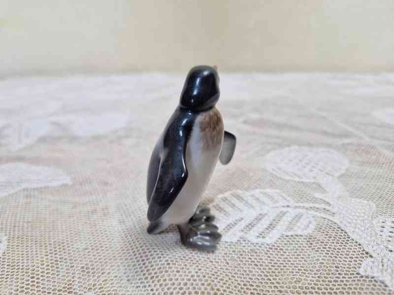 Krásná porcelánová soška Tučňák Rosenthal Signováno - foto 2