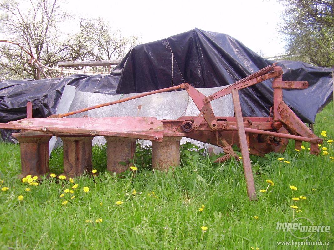 Bubnová sekačku za traktor, fukar na seno, koňská hrabačka - foto 1