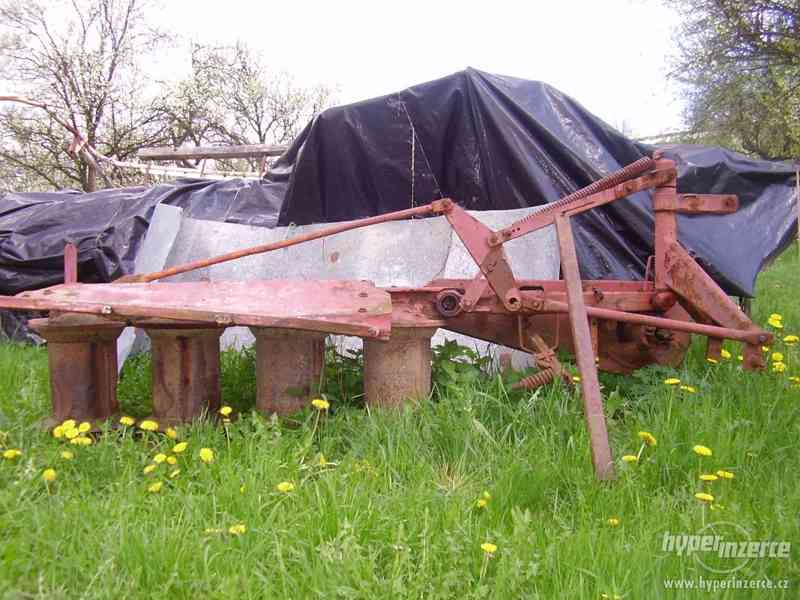 Bubnová sekačku za traktor, fukar na seno, koňská hrabačka - foto 1