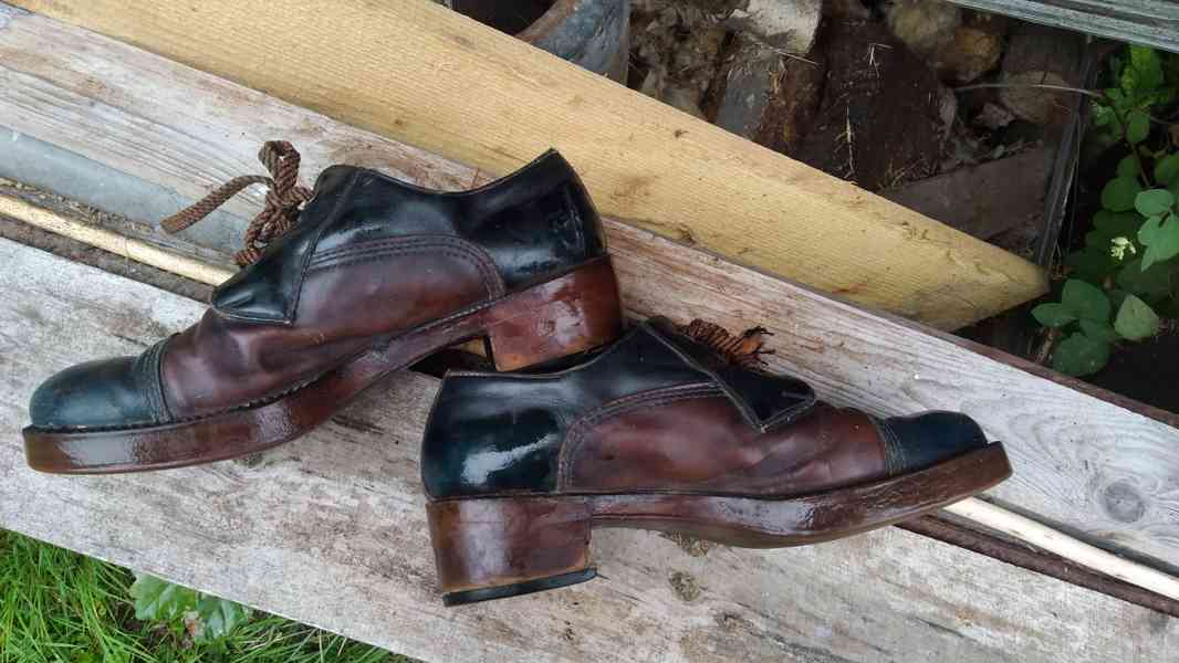 Retro pánské boty, velikost 43 - foto 3