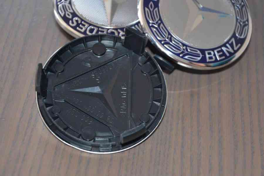 Středové pokličky alu kol Mercedes-Benz - foto 3