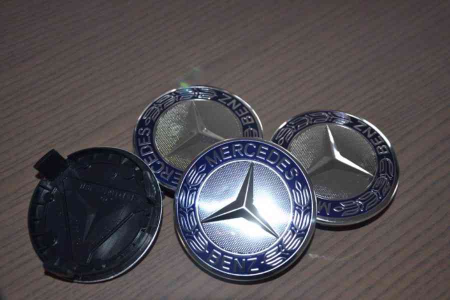Středové pokličky alu kol Mercedes-Benz - foto 5
