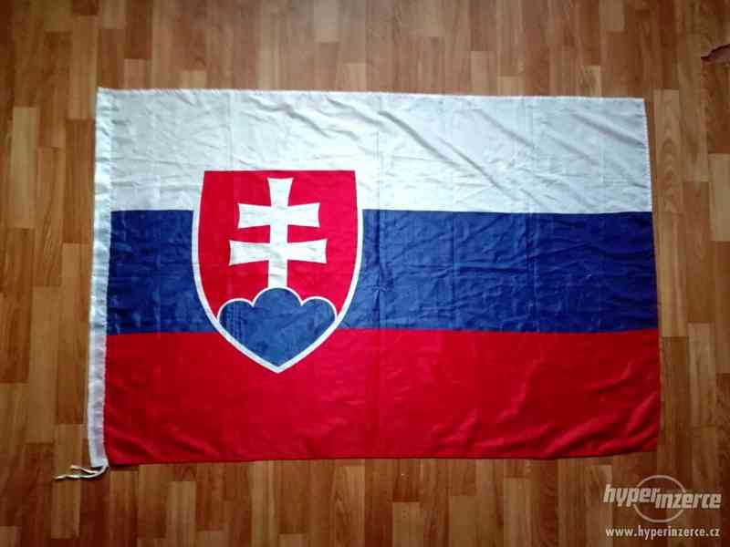 Vlajka Slovensko veľká 91x 138 cm - foto 1