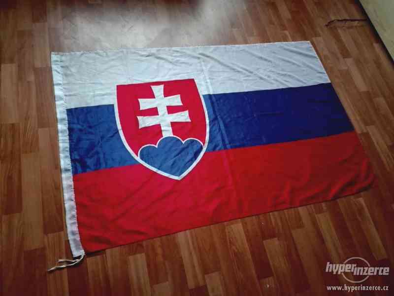 Vlajka Slovensko veľká 91x 138 cm - foto 2