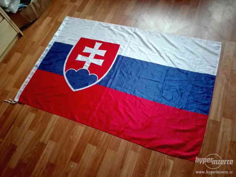 Vlajka Slovensko veľká 91x 138 cm - foto 3