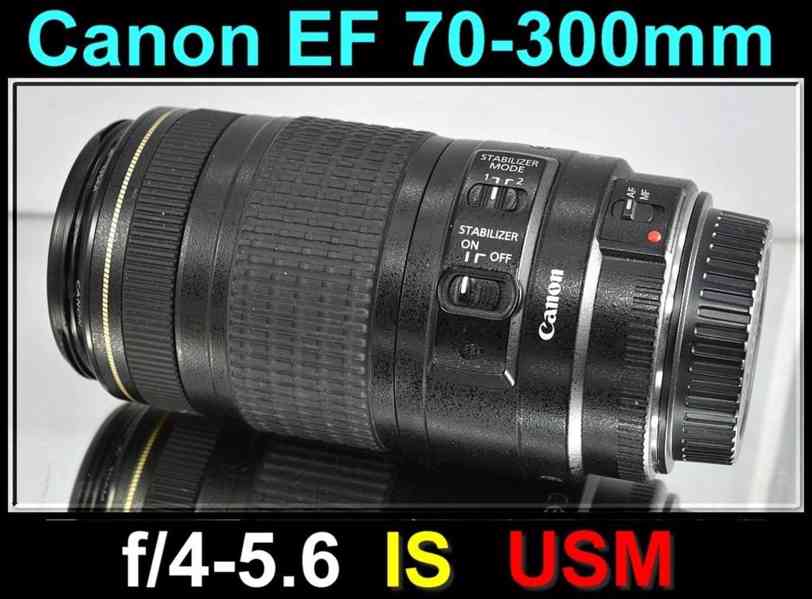 Canon EF 70-300mm F/4-5.6 IS USM **F.F. TELE-ZOOM - foto 1