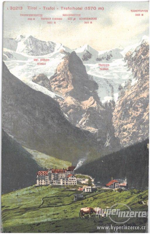 Stará pohlednice Tyroly - Trafoi - foto 1