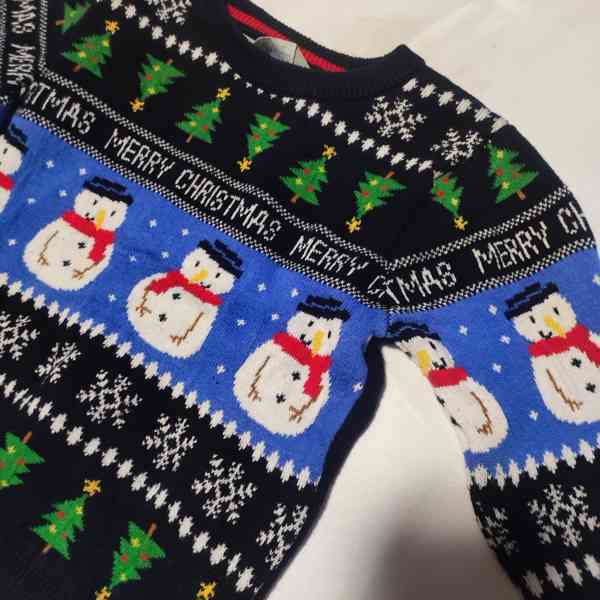 Dětský vánoční svetr, vel. 86 - foto 1
