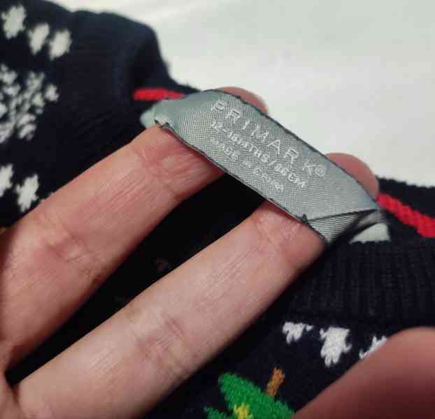 Dětský vánoční svetr, vel. 86 - foto 5