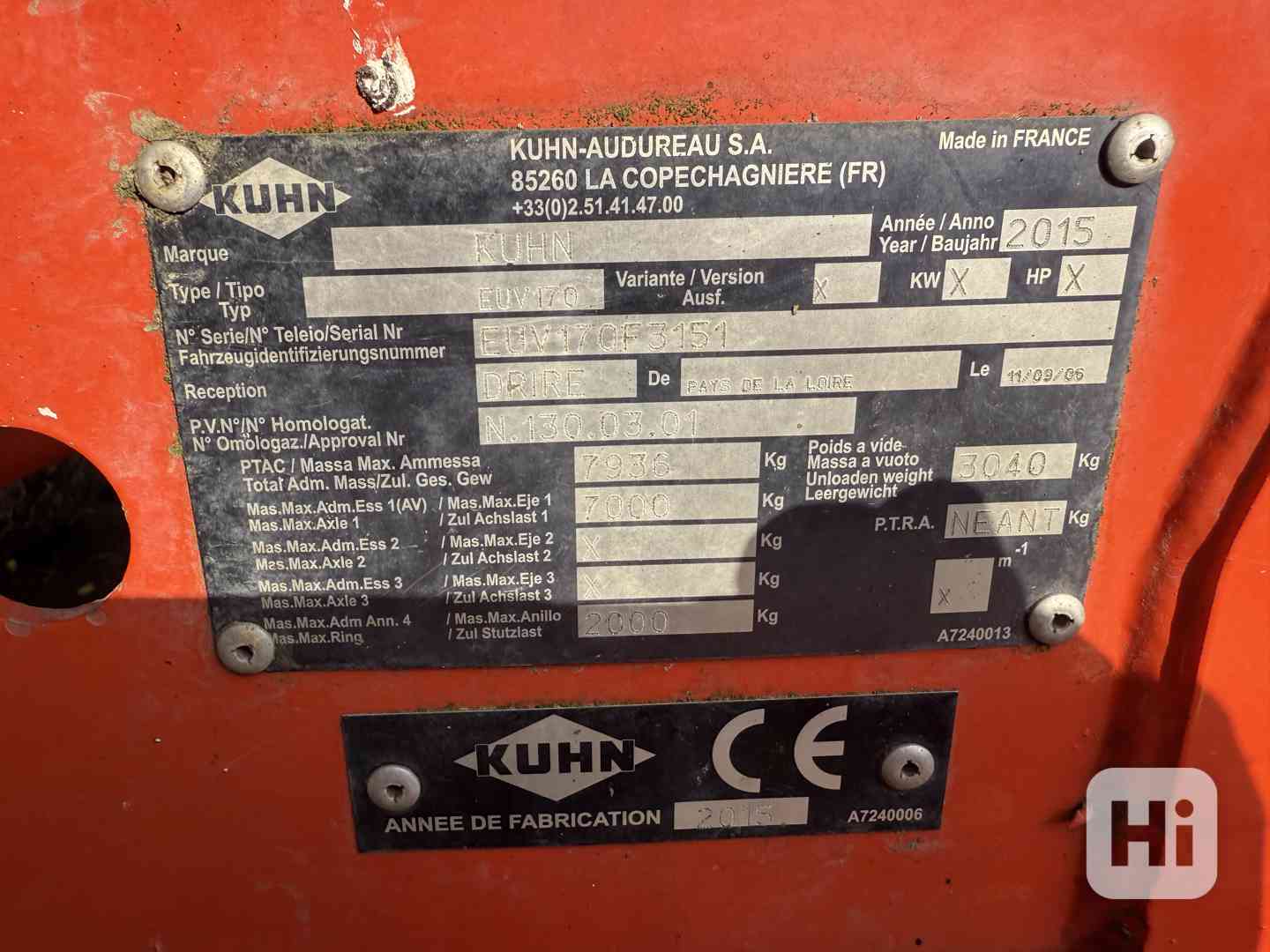 Krmný vůz KUHN Euromix 1070  - foto 1