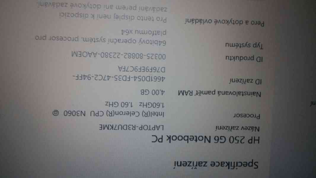 Notebook s Windows 10 na offline činnost  - foto 3