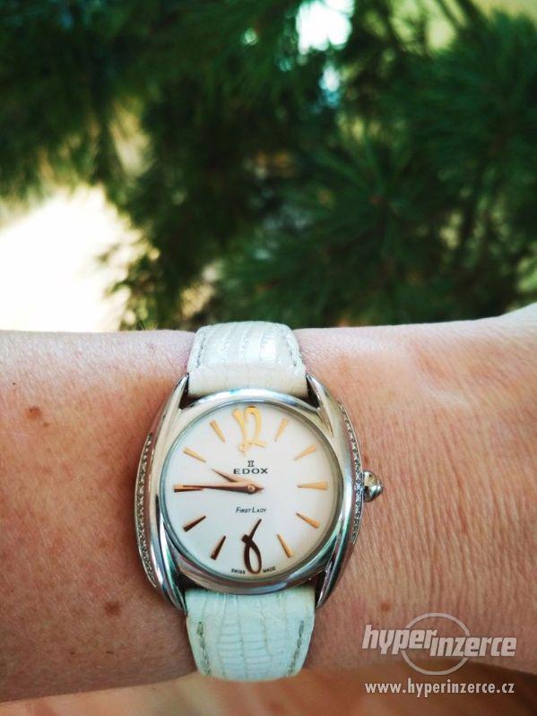 Edox dámské hodinky s diamanty - foto 2