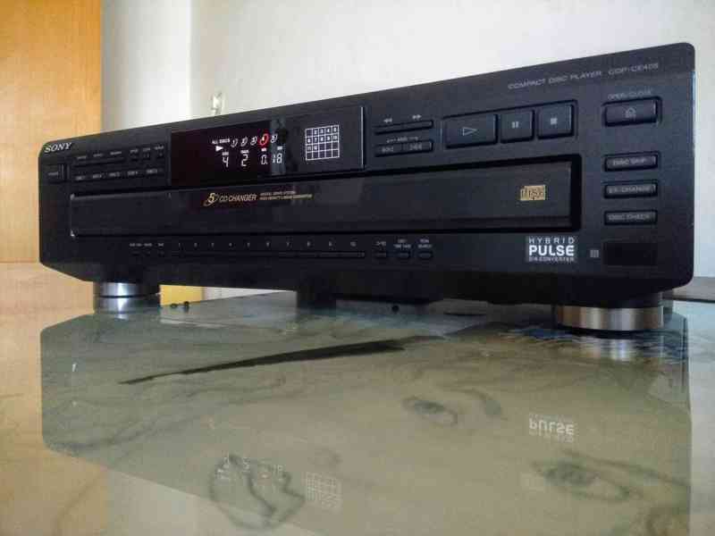 Sony hi-fi CD přehrávač na 5x CD (měnič) SONY CDP-CE405 - foto 1