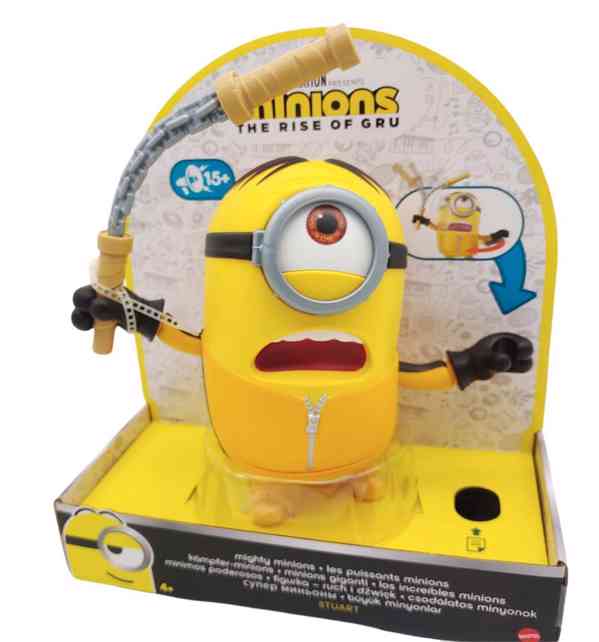 Hračka Figurka Mattel Mimoň Mocní mimoni Stuart, se zvuky  - foto 8