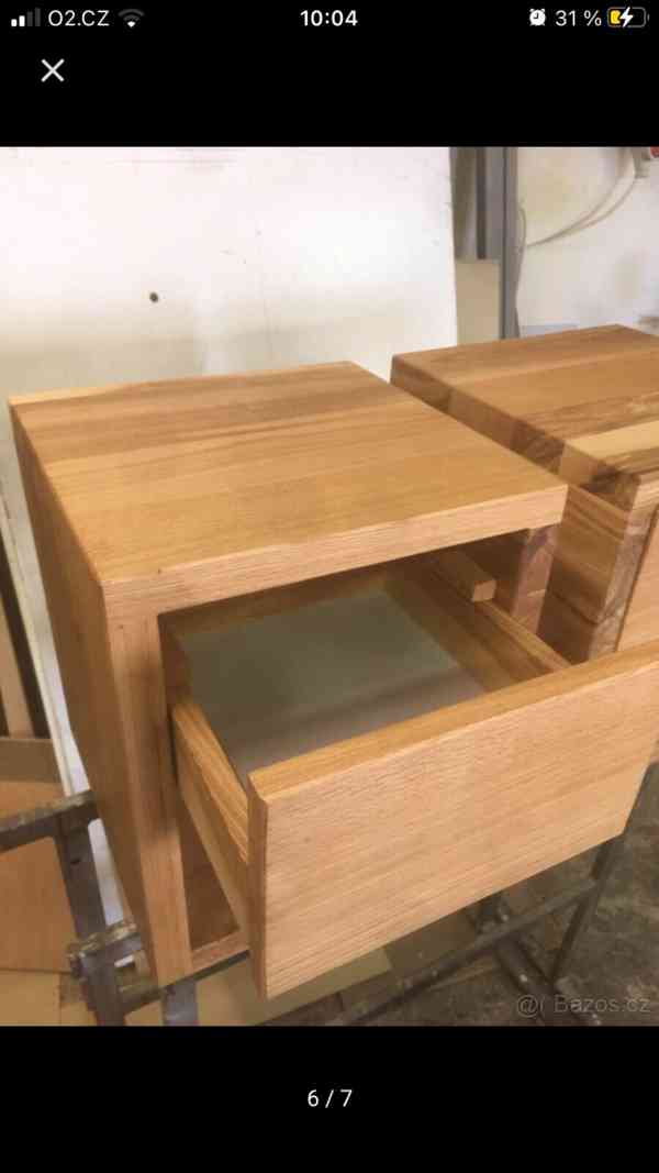 Noční stolky z masivu - foto 3