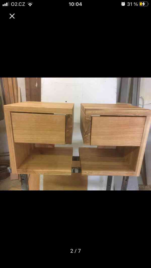 Noční stolky z masivu - foto 2