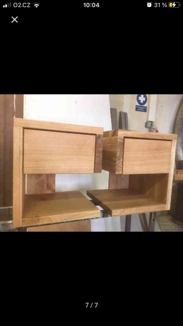 Noční stolky z masivu - foto 4
