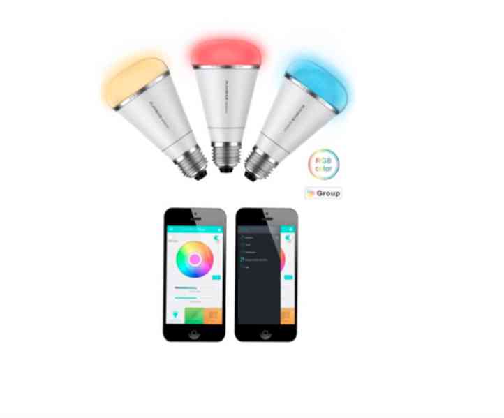 MiPOW Playbulb Rainbow chytrá LED Bluetooth žárovka - 3ks - foto 1