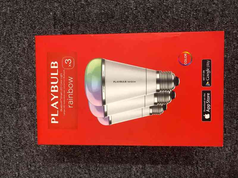 MiPOW Playbulb Rainbow chytrá LED Bluetooth žárovka - 3ks - foto 2