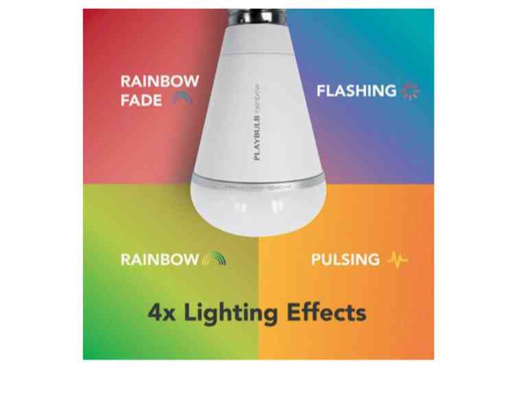 MiPOW Playbulb Rainbow chytrá LED Bluetooth žárovka - 3ks - foto 5