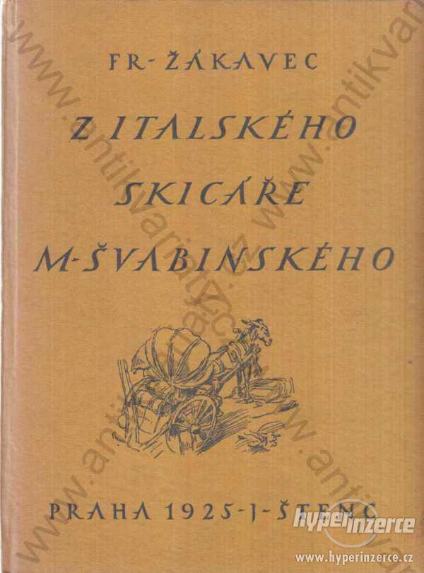 Z italského skicáře M. Švabinského F.Žákavec 1925 - foto 1