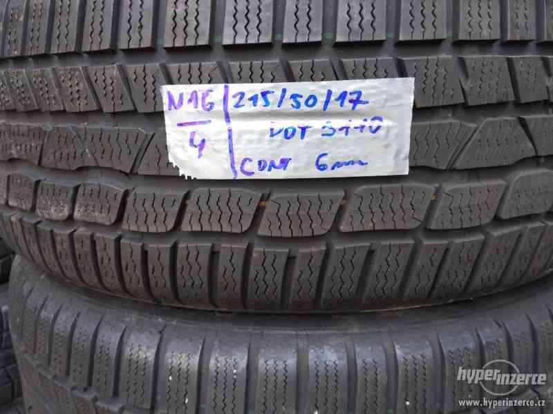 Zimní sada pneu Continental 215/50/17 - 6mm - foto 2