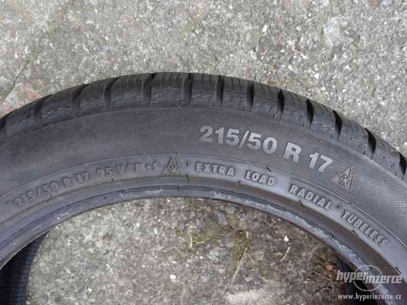 Zimní sada pneu Continental 215/50/17 - 6mm - foto 4