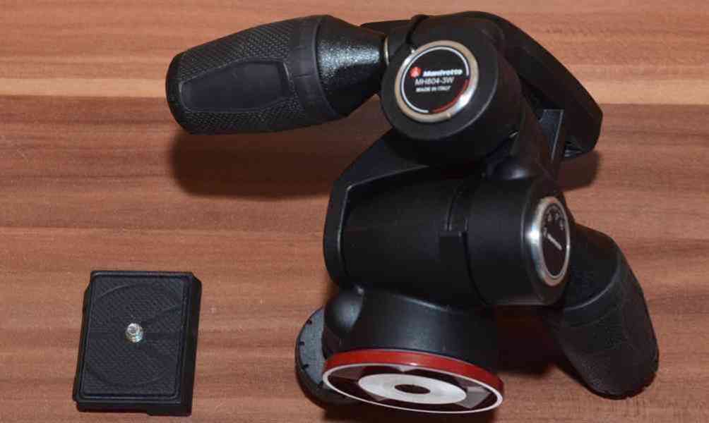 HLAVA: Manfrotto MH804-3W **3 cestá*Nosnost: 4 kg - foto 4