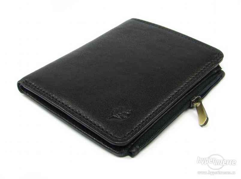 Černá kožená pánská peněženka - foto 1