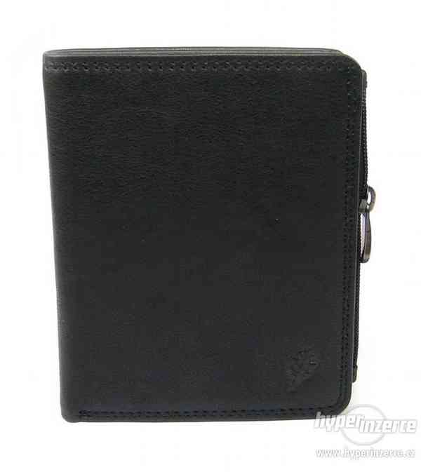 Černá kožená pánská peněženka - foto 2