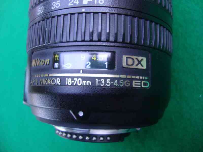 Objektiv NIKON NIKKOR DX AF-S 18-70 mm f3,5-4,5 G ED pěkný - foto 5
