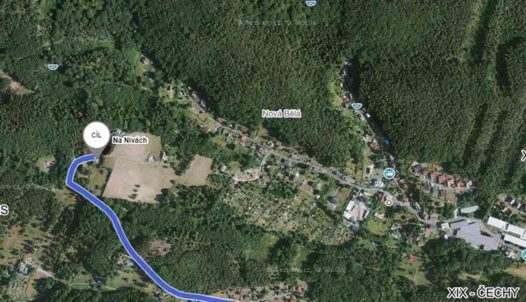 Prodej stavebního pozemku Bělá u Děčína. - foto 8