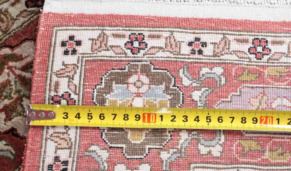 Celohedvábný perský koberec Ghoum 180 X 95 cm - foto 6