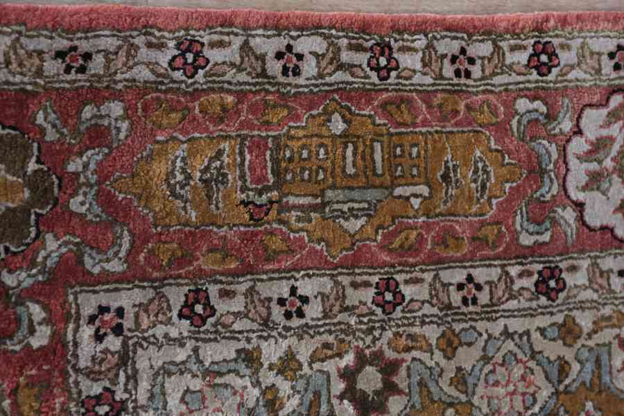 Celohedvábný perský koberec Ghoum 180 X 95 cm - foto 3