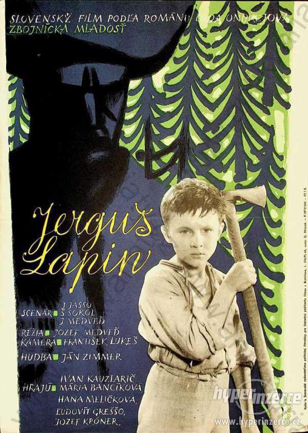 Jerguš Lapin D. Mrázek film plakát A3 Ondrejov - foto 1