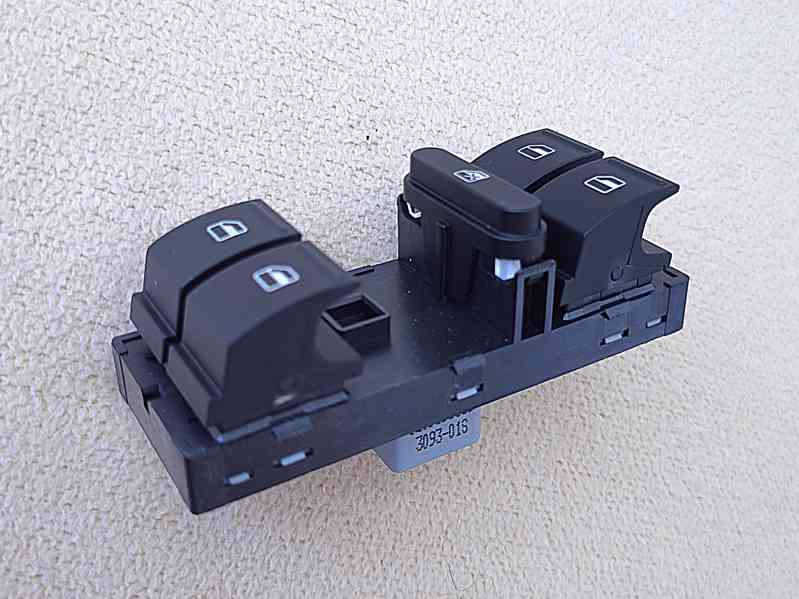 Nový ORIGINÁL Škoda spínač ovládání 4 oken 1Z0959858B - foto 2