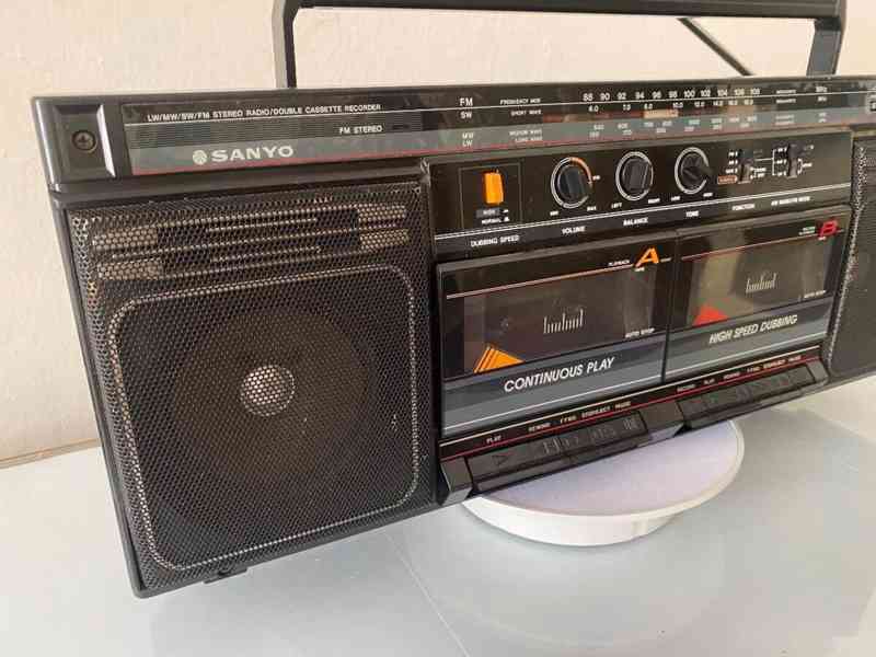 Radiomagnetofon Sanyo MW 166L, rok 1988 - foto 5