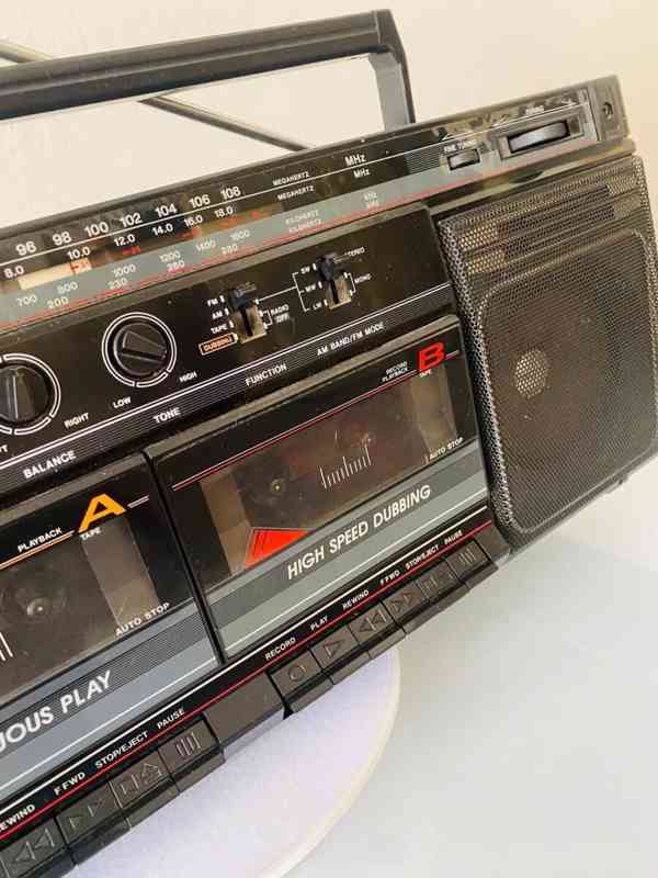 Radiomagnetofon Sanyo MW 166L, rok 1988 - foto 8