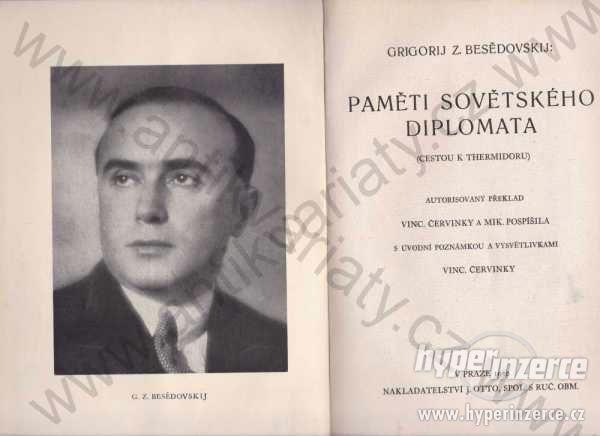 Paměti sovětského diplomataGrigorij Z. Besědovskij - foto 1