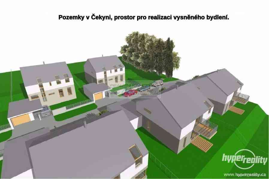 Prodej stavebního pozemku 1318  m2 v Čekyni u Přerova - foto 4
