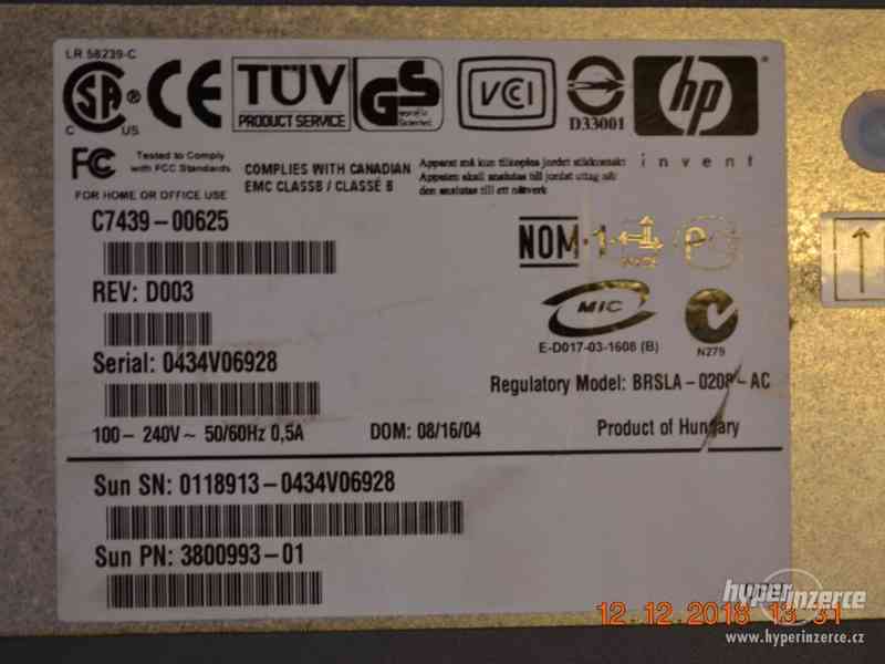 Sun Tape Drive HP DAT 72 GB - foto 3