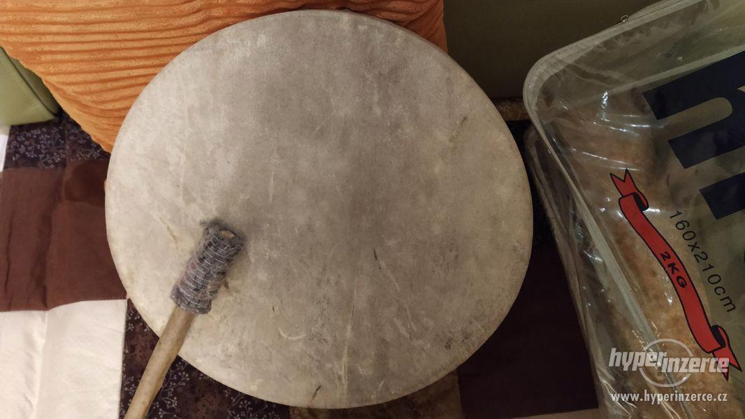 Šamanský buben s paličkou - průměr 40 cm - foto 4