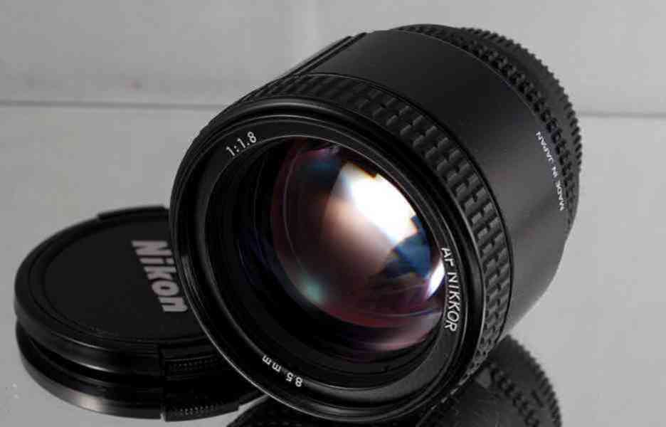 Nikon AF Nikkor 85mm f/1.8 **FX, Pevný 85mm 1:1.8 portrét*UV - foto 4