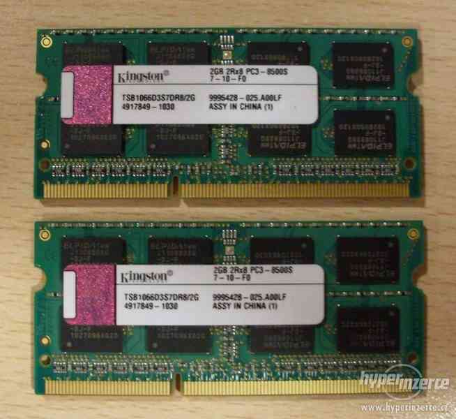 Operační paměť RAM 2 x 2GB DDR3 - foto 1