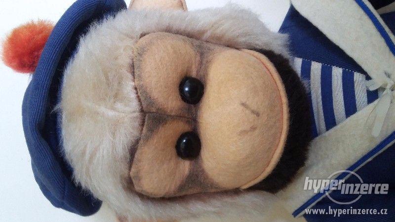 Stará opice z plsti Steiff - foto 1