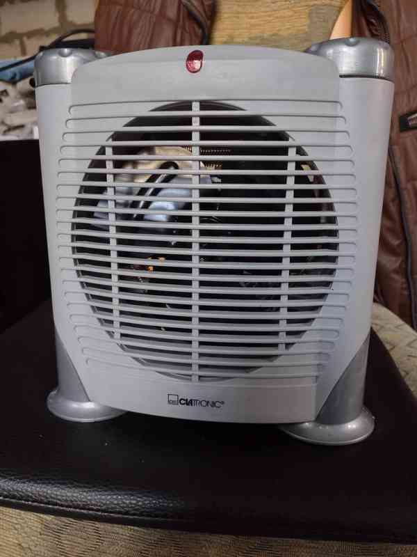 Elektrický teplovzdušný ventilátor - foto 1