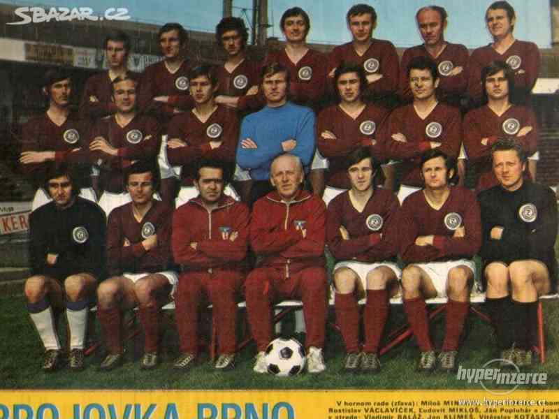 Zbrojovka Brno - 1972 - fotbal - foto 1
