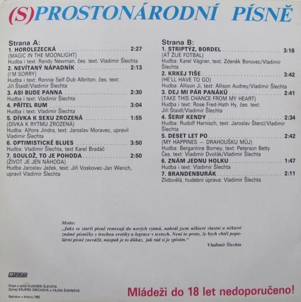 (S)prostonárodní Písně  (LP) - foto 2